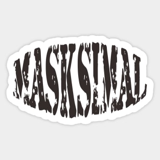 MASKSimal Sticker